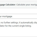 WPCasa Mortgage Calculator Widget