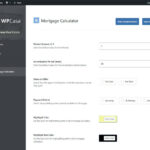 WPCasa Mortgage Calculator Settings
