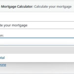 WPCasa Mortgage Calculator Widget